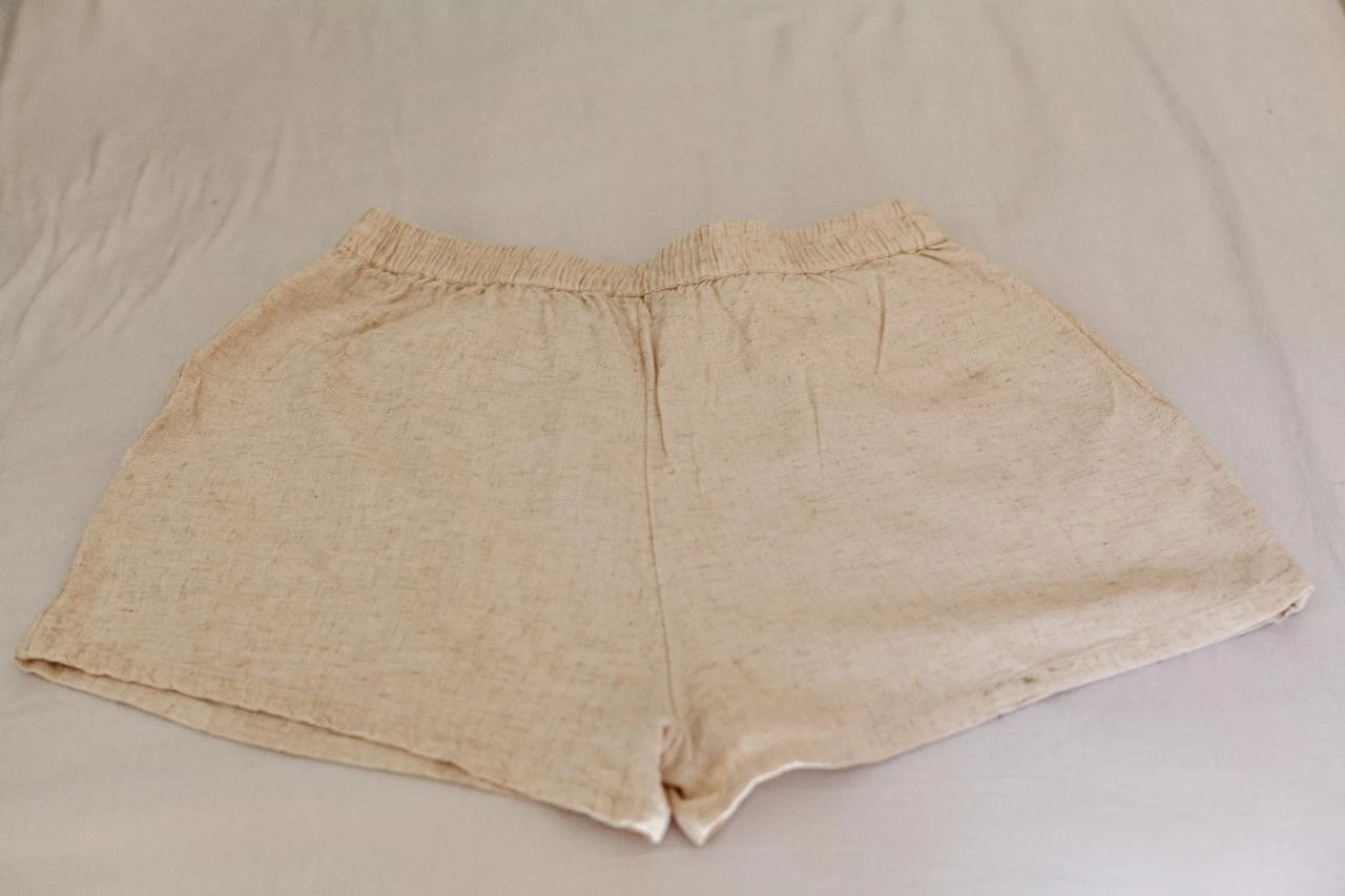 Short de verano ligero en lino y viscosa beige Pimkie – Talla S – photo 7